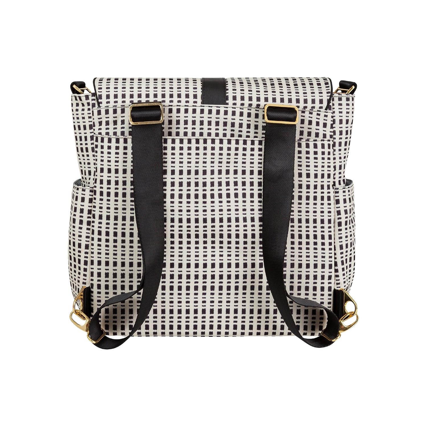 JJ Cole Backpack Diaper Bag, Black & Cream