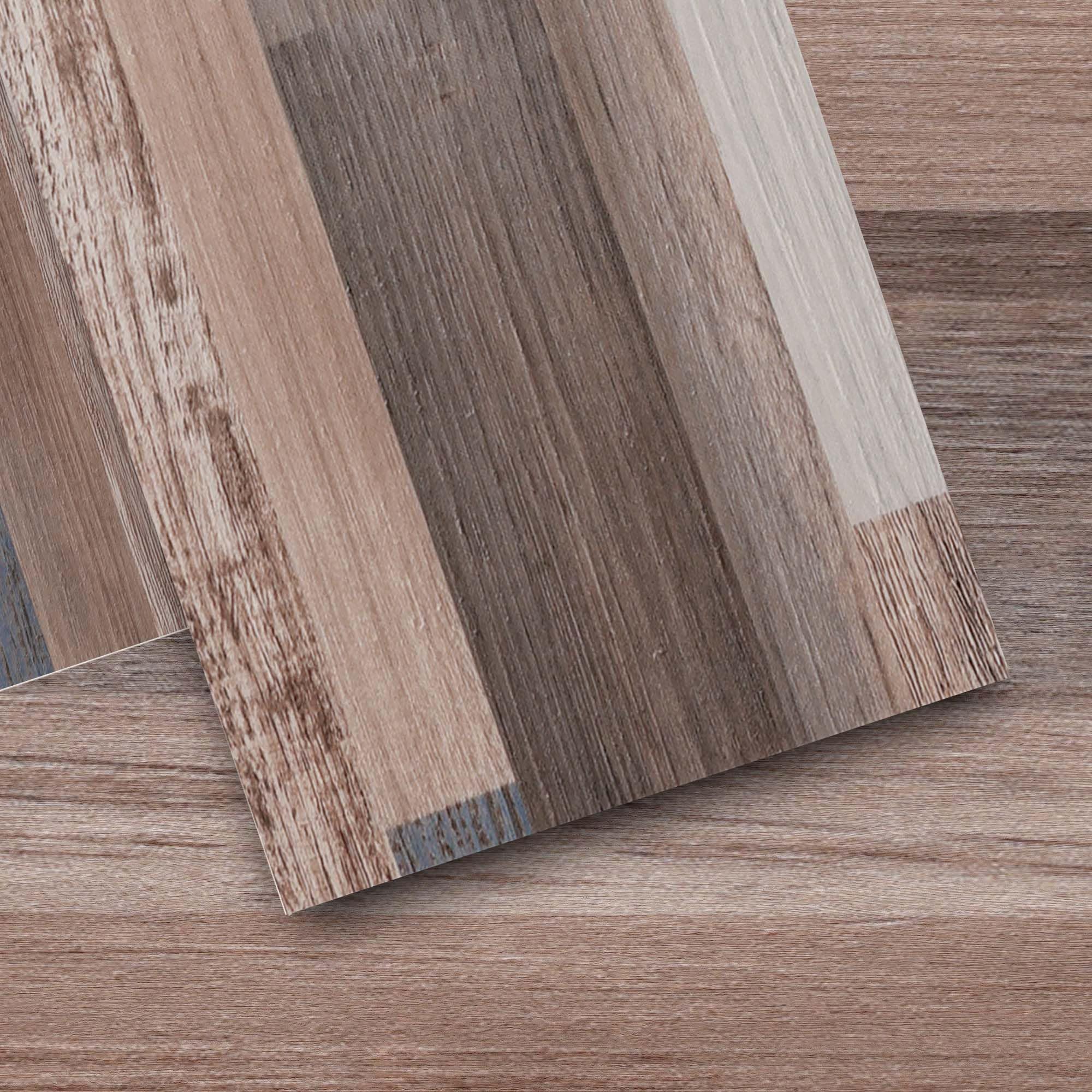 Peel and Stick Floor Tile Waterproof Vinyl Flooring 36-Pack 54 Sq.Ft, DIY Self Adhesive Wood Plank for Bedroom, Kitchen, Living Room, Aged Wood