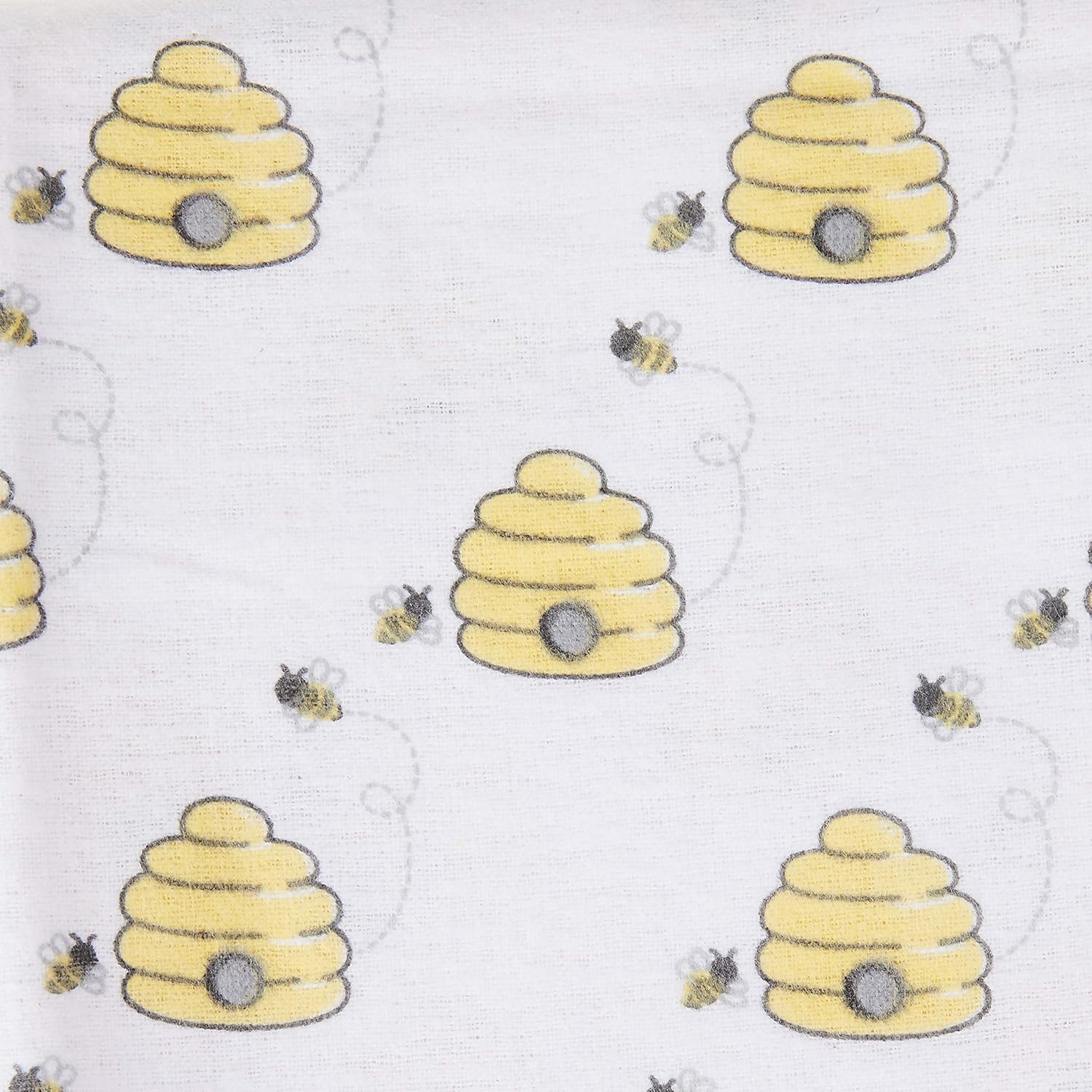Hudson Baby Unisex Baby Cotton Flannel Receiving Blankets, Rocket Ship, One Size : Baby