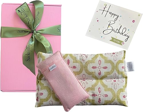 Miniatura 9 de Juego de regalo de cumpleaños, almohadilla térmica de terapia caliente, juego de regalo de lujo de feliz cumpleaños para mujeres, cesta de regalo