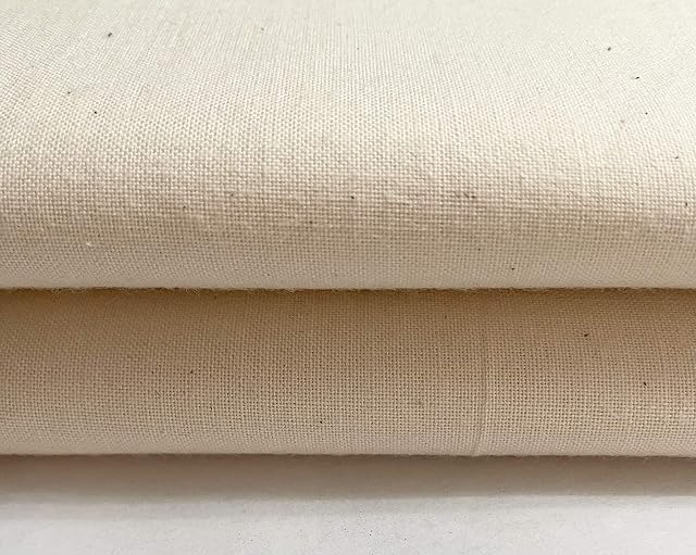 100% Cotton Natural Calico Unbleached Craft Fabric - Medium Weight - 160CM Extra Wide (2 Metre)