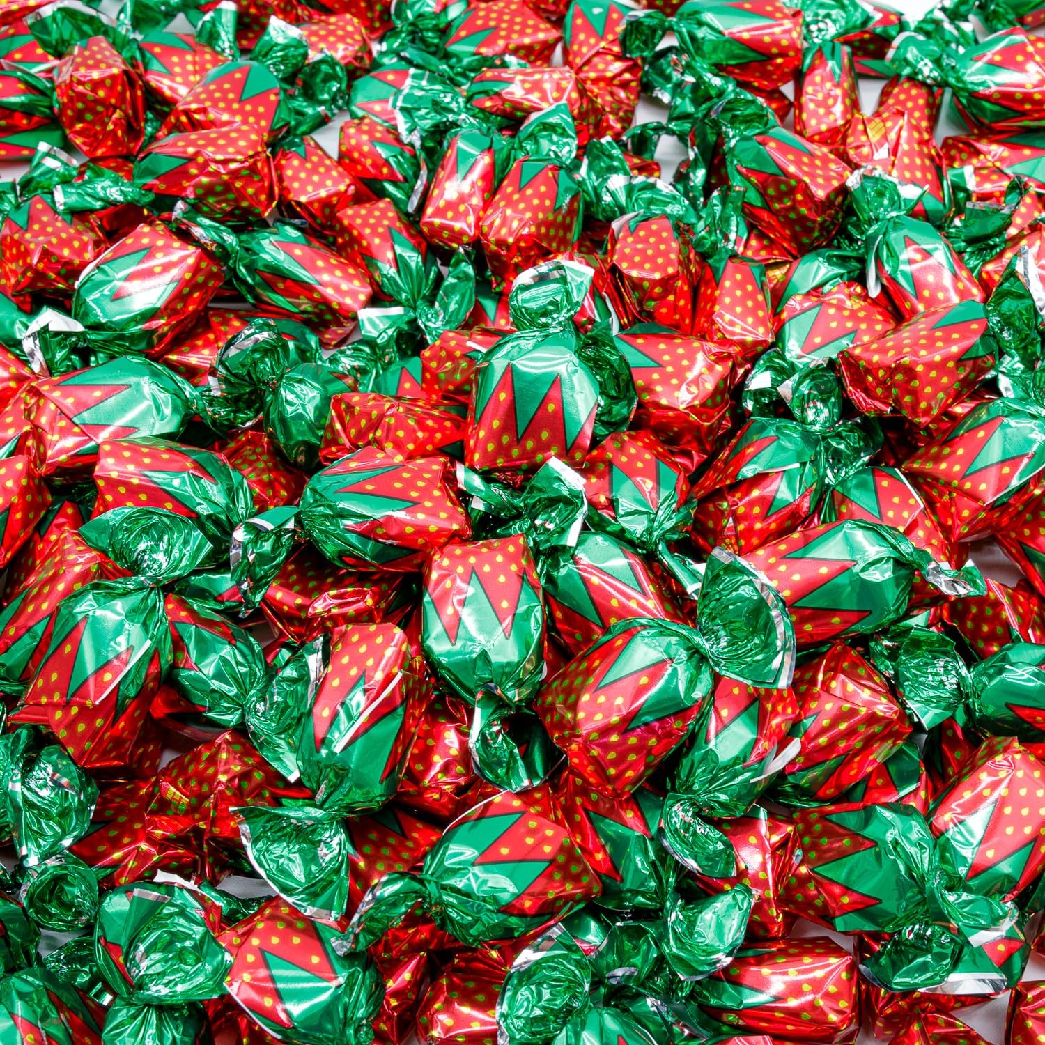 ARCOR Strawberry Bon Bons 2 lb – Individually Wrapped Hard Candy with Soft Center, Bulk Old Fashioned Candy in Resealable Bag