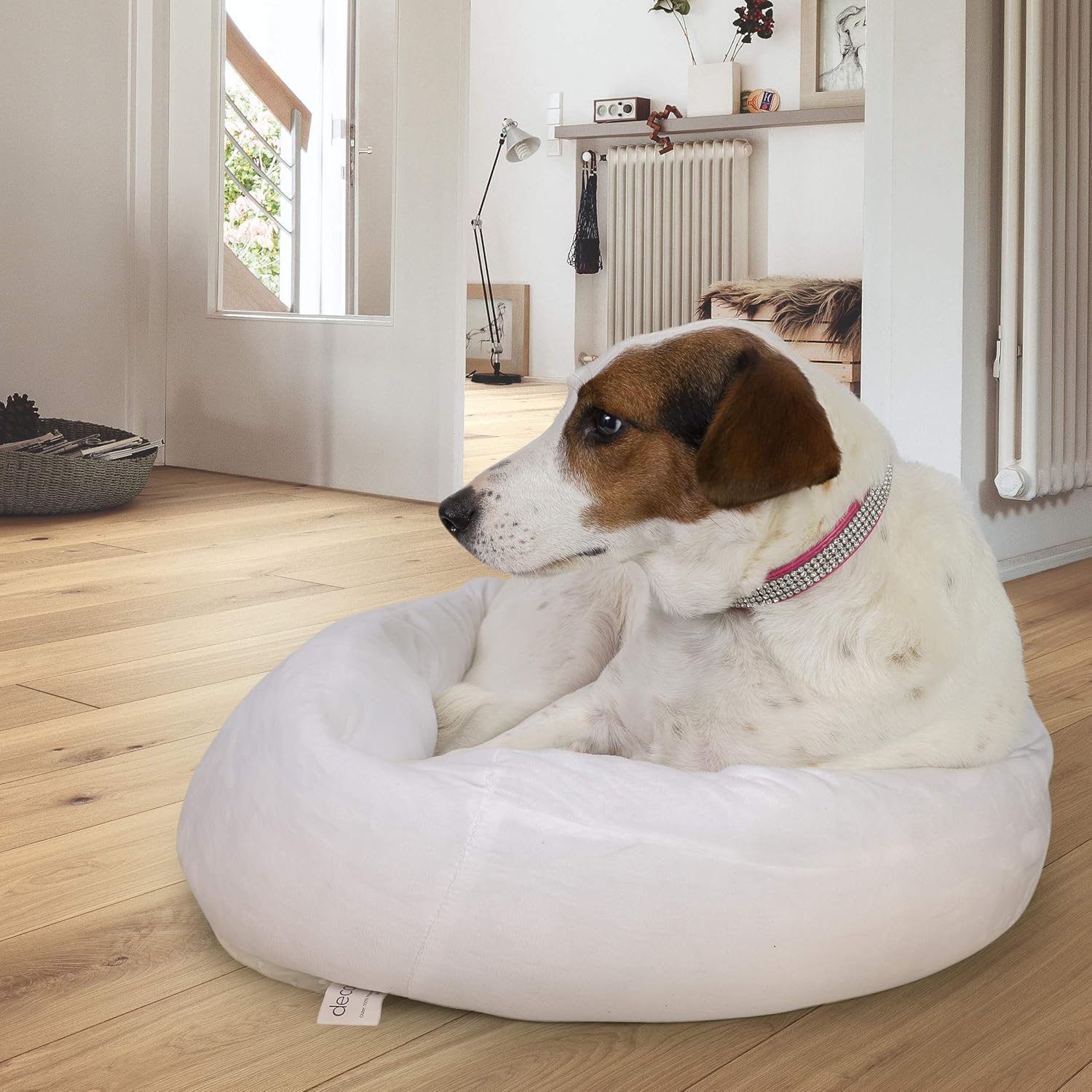 Deco Pet Orthopedic Bolster Dog Bed Extra Cushion Comfort with Washable Cover (18" Small)