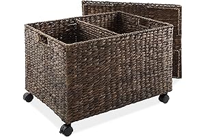 Stylish and Practical Casafield Rolling Storage Basket Cart