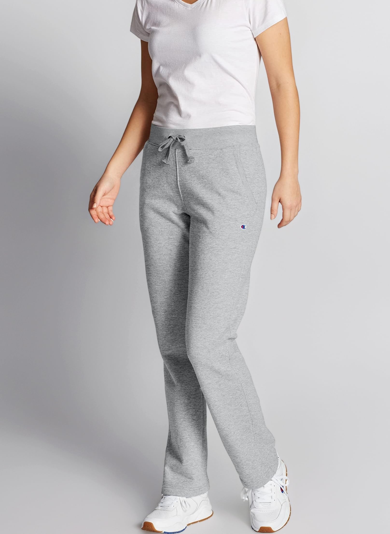 Champion Women's Pants, Powerblend, Fleece Pants, Comfortable Lounge Pants for Women, 31" Sweatpants