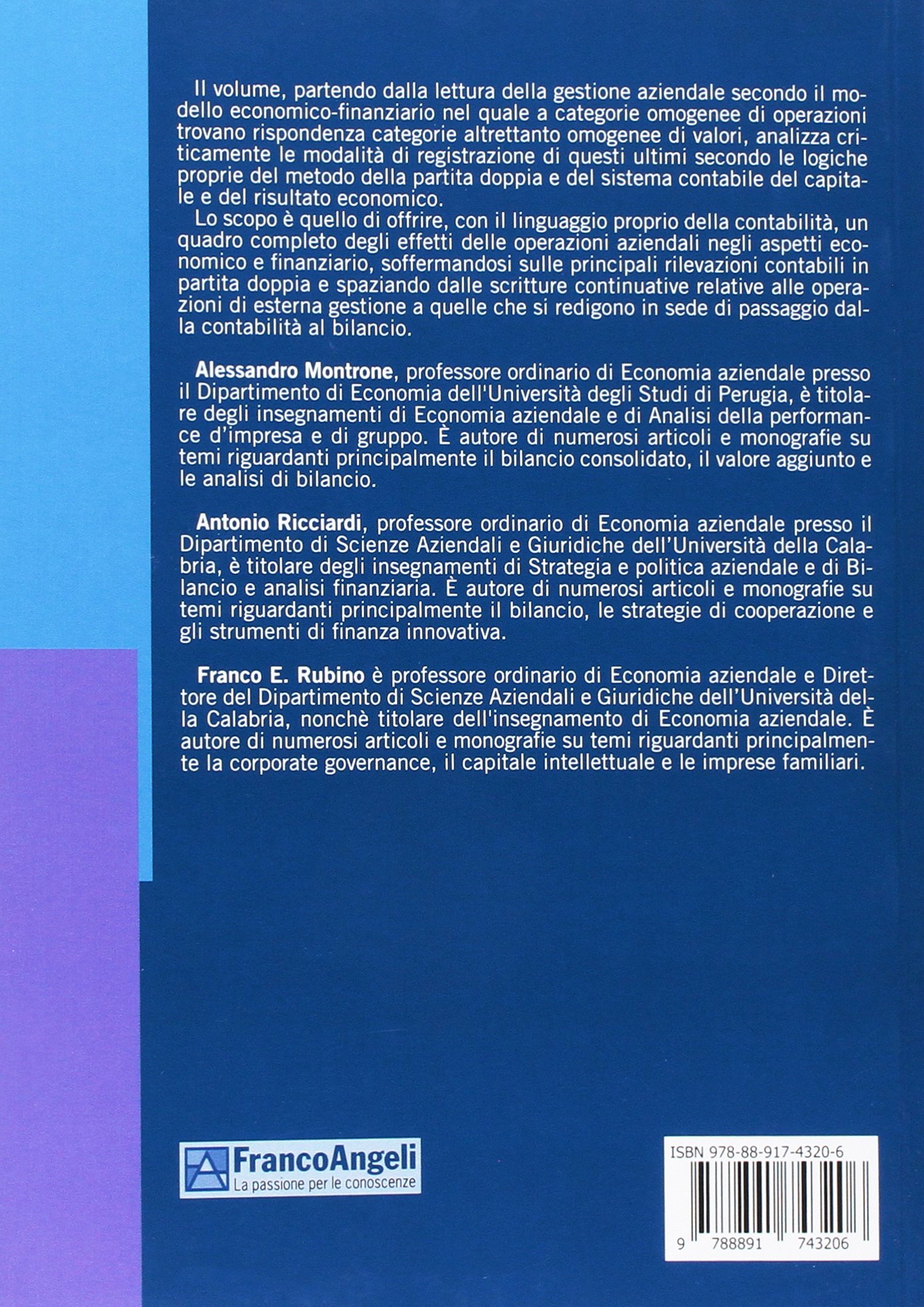 La lettura economico-aziendale della gestione d'azienda. Le rilevazioni in contabilità generale