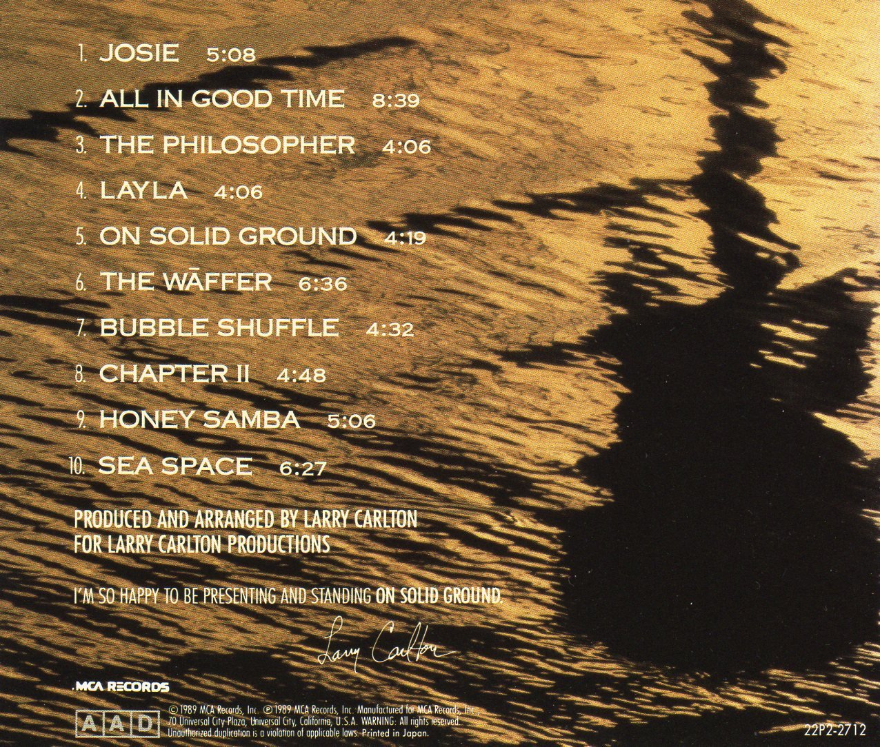 Larry Carlton On Solid Ground