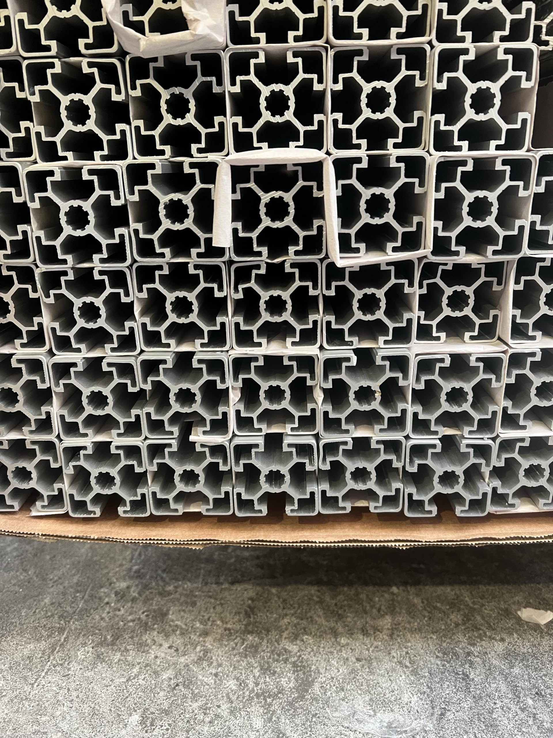 Aluprofil 45x45 mm | Nut 10 | 10 Stück mit 2 Meter = 20 Meter | eloxiert E6/EV1 | B-Typ | Aluminium Profil | Nutenprofil | Aluprofil | Alu Profil | Ultraleicht | Montagesystem |