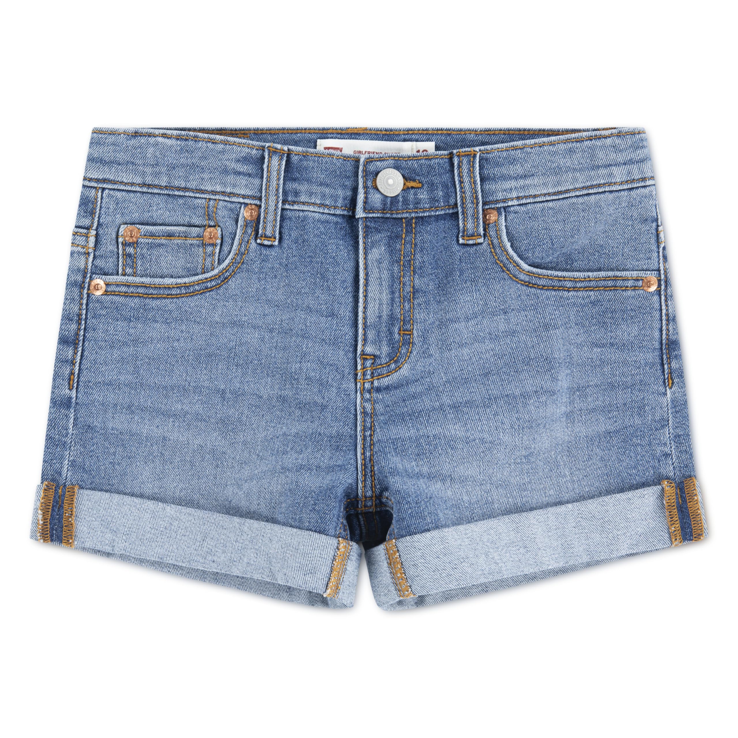Levi's Mädchen Blau Girlfriend Fit Shorts