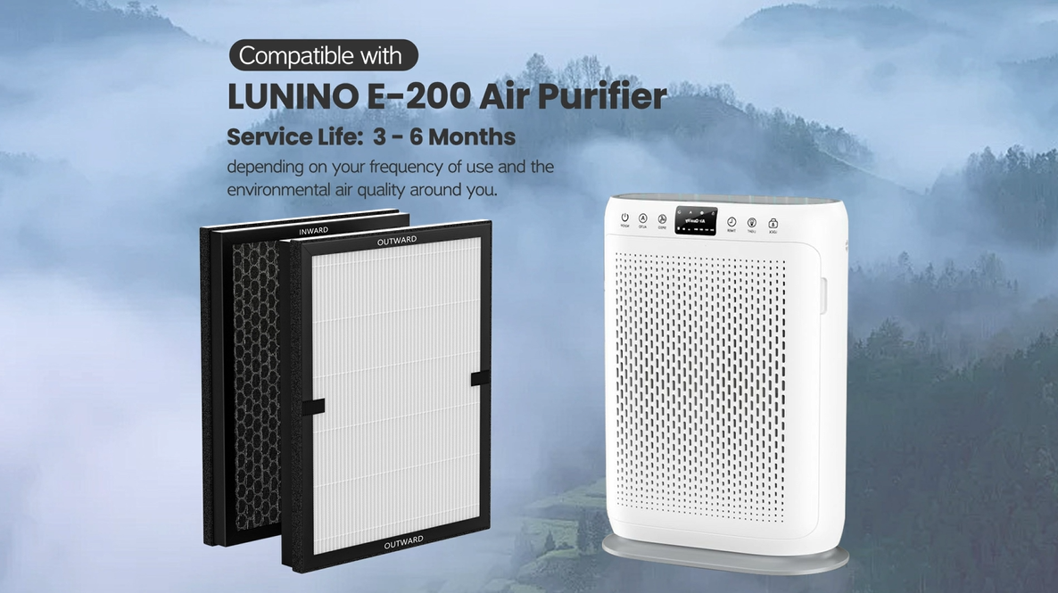 Amazon.com: 2 Pack E-200 HEPA Air Filter Compatible with