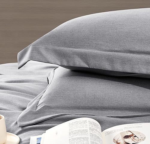 Miniatura 5 de TILLYOU Juego de edredón tamaño Queen  Juego de cama suave de 3 piezas con 2 fundas de almohada (Queen, 88 x 88 pulgadas)