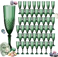 Vista 11 de Copas de champán de plástico, copas de champán a granel, copas de vino acrílicas reutilizables irrompibles para bodas, despedidas de soltero