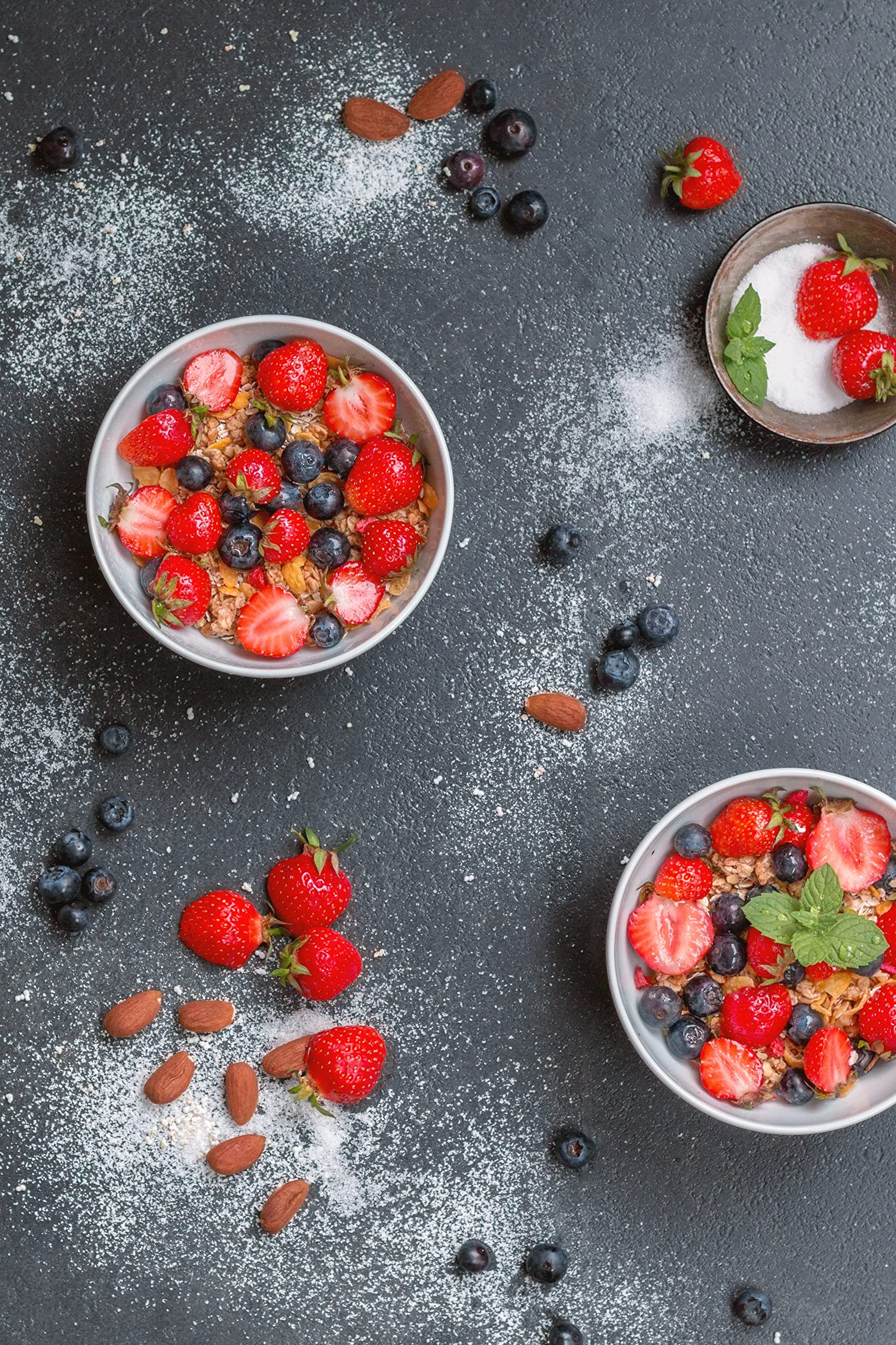 HYMOR GEFRIERGETROCKNETE FRÜCHTE - 2kg - Mix aus Himbeeren Erdbeeren Kirschen schonend gefriergetrocknet, crispy Früchte getrocknet mit intensiv-aromatischem Geschmack und voller Inhaltsstoffe