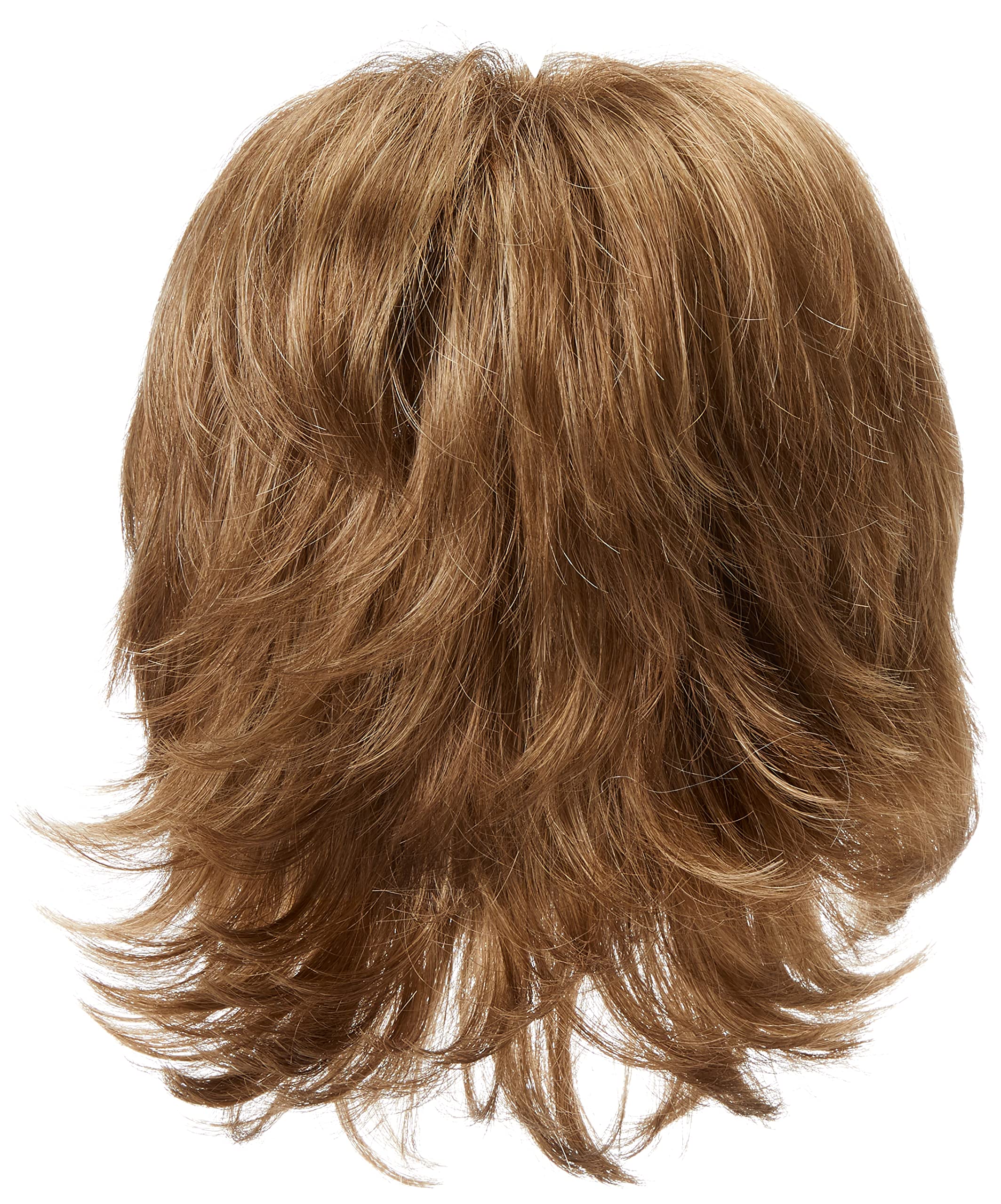 Tarah 8H15 Long Layers Shag Style Medium Brown Mix Adora Wigs 12 Inch Brown Shag Style Straight and Layered With Bangs  main image 3