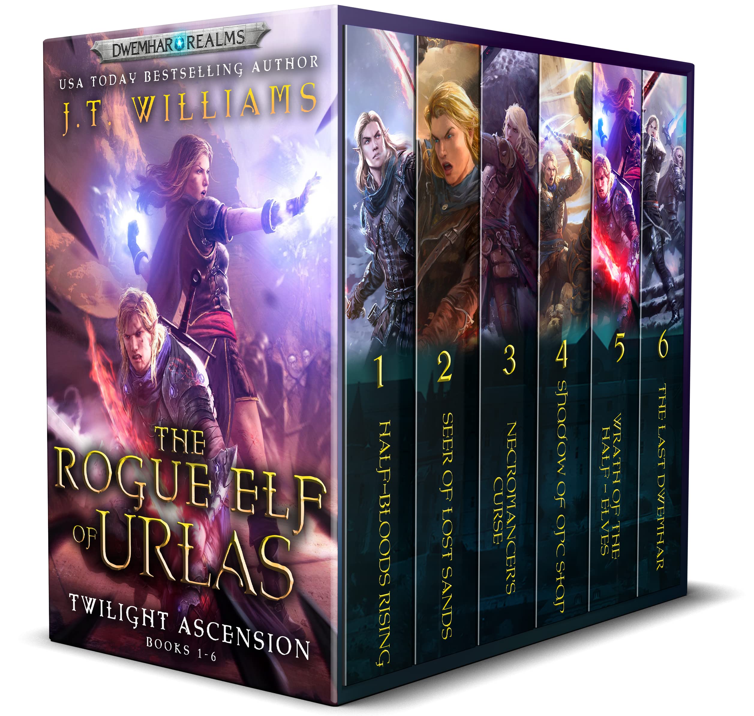 The Rogue Elf: Twilight Ascension (An Epic Fantasy Progression Series) (Dwemhar Realms Omnibuses)