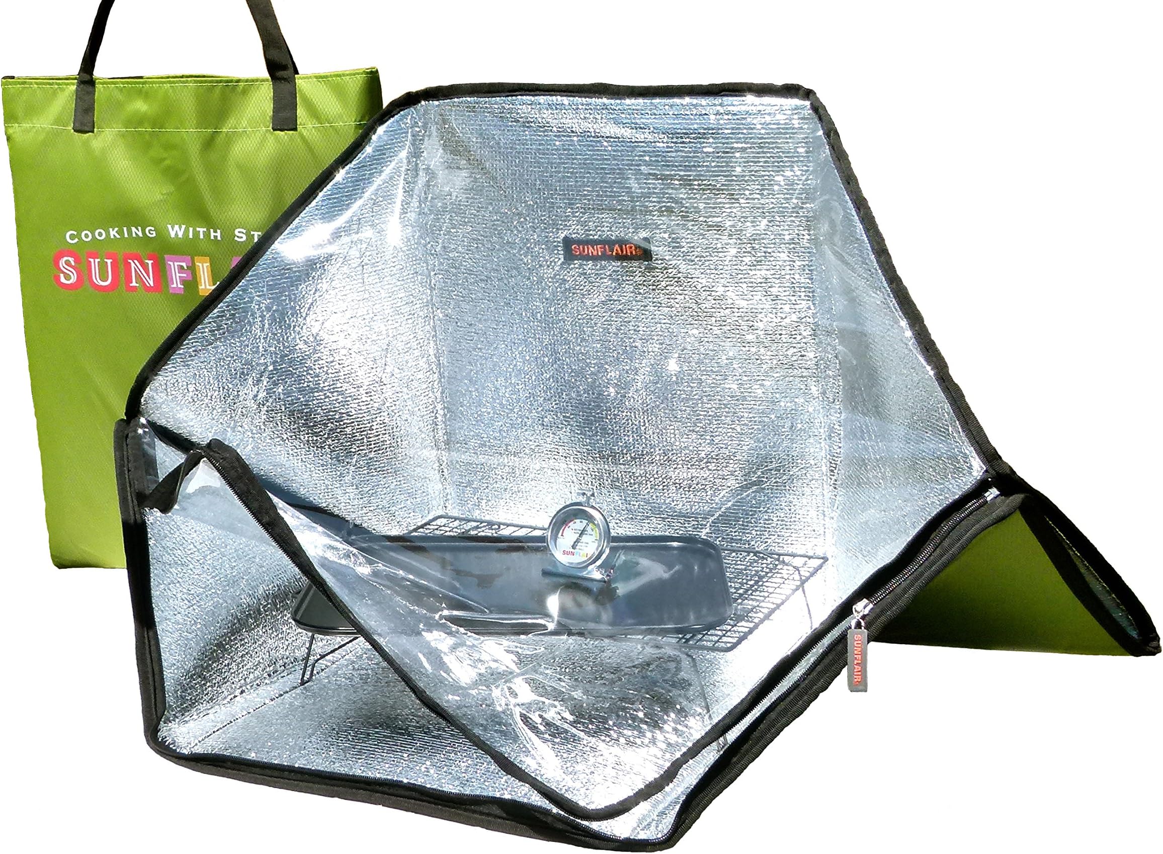 Sunflair Portable Solar Oven Starter Kit - Great for Camping, Outdoor Activities