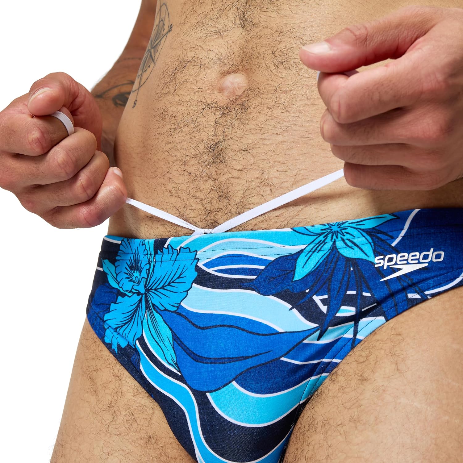 Speedo Mens Swimsuit Brief Eco Flex 2” Outseam Beachstar