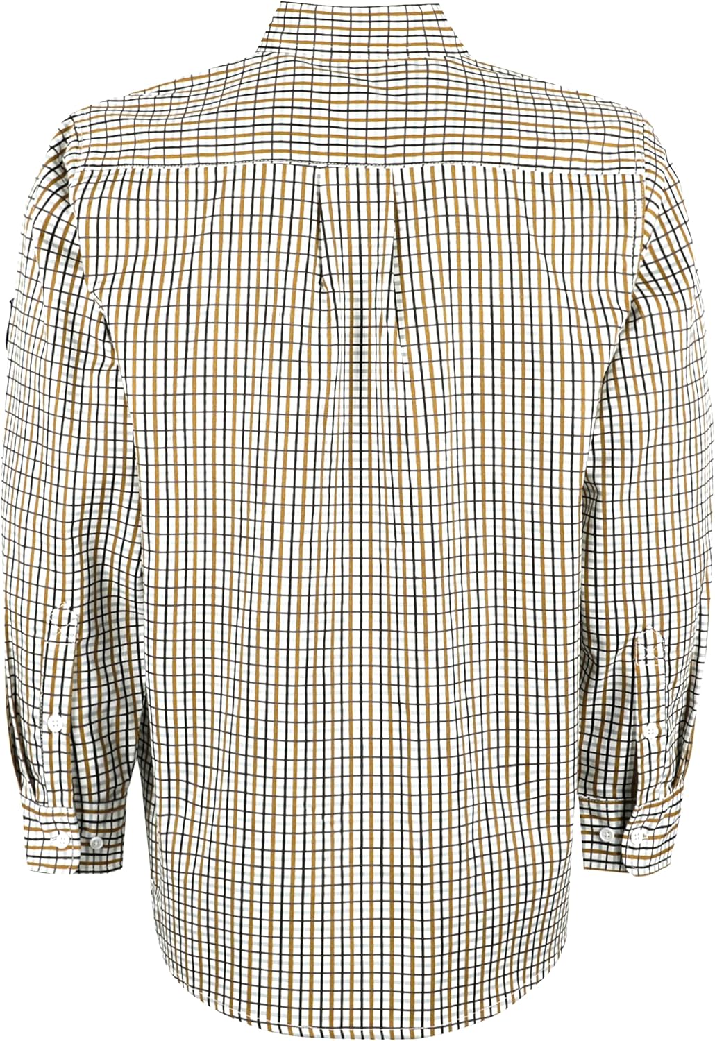 BOCOMAL FR Shirts for Men Printed Plaid Flame Resistant Clothing 6.5oz Cotton Button Up Welding Shirts NFPA2112 CAT2 - Image 3