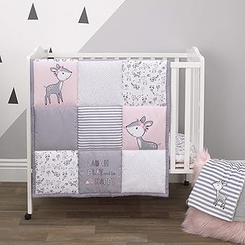 mini crib elephant bedding