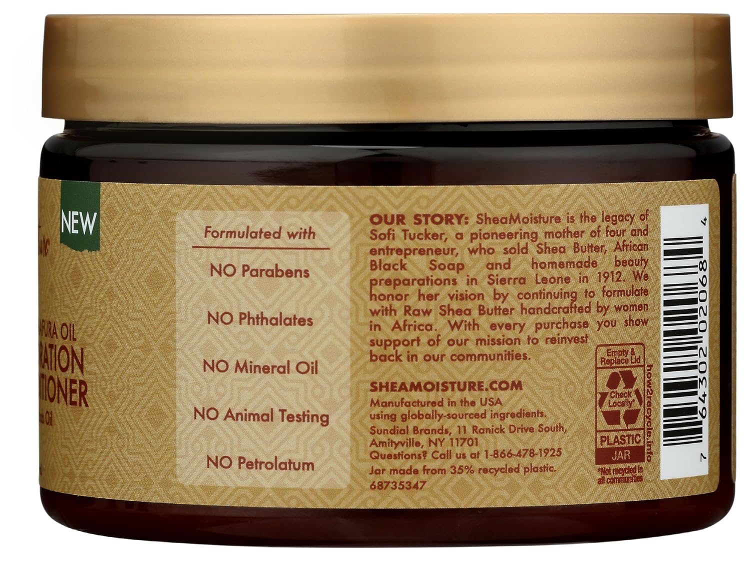 SheaMoisture Intensive Hydration Leave-in Conditioner for Curly Hair Manuka Honey and Mafura Oil Hair Conditioner to Strengthen and Restore Hair 11.5 oz