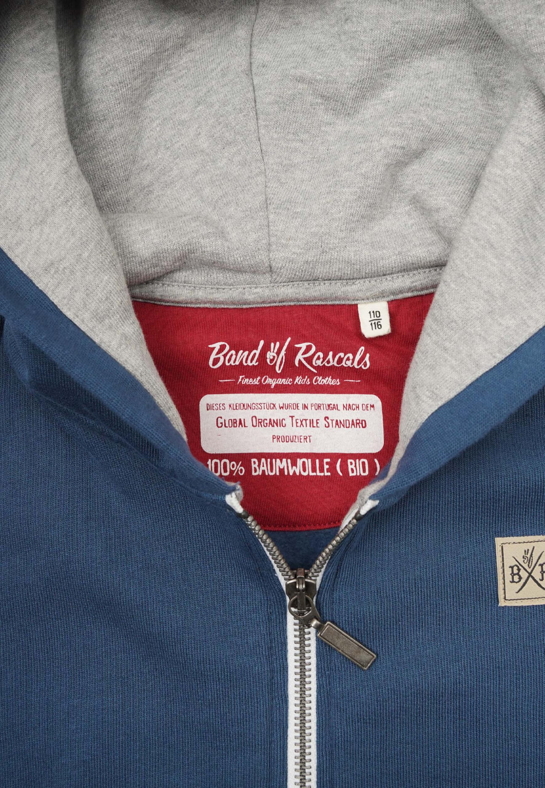 Band of Rascals Kinder Sweatjacke Basic aus Bio-Baumwolle