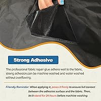 Vista 53 de KING MOUNTAIN Parche de reparación de lona de 9 x 11 pulgadas, 2 piezas, parche de tela impermeable autoadhesivo para sofás, tiendas de campaña