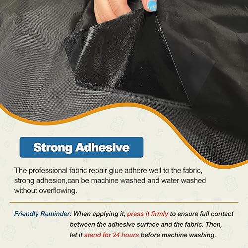 Vista 54 de KING MOUNTAIN Cinta de reparación de lona, parche para equipos para exteriores, 4 x 63 pulgadas, impermeable, autoadhesiva para reparar cubiertas