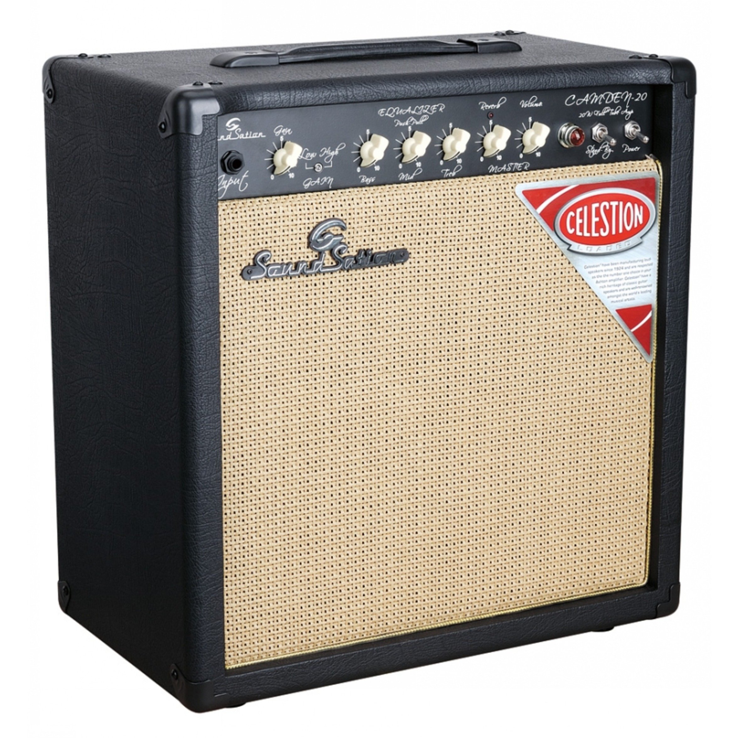 SOUNDSATION - Combo valvolare 20 Watt per chitarra con riverbero a molla