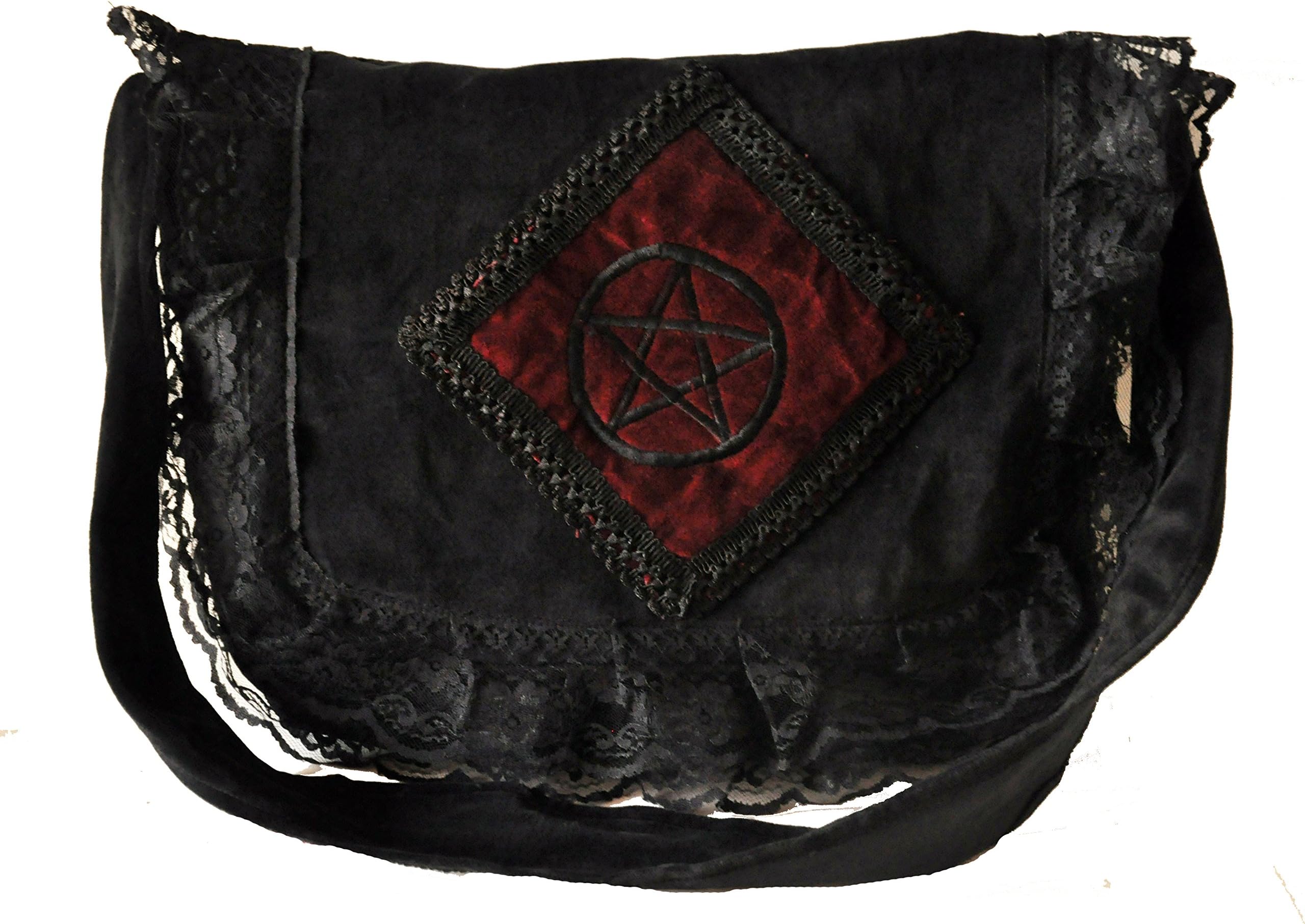 Gothic Victorian Renaissance Girls Punk Vintage Vamp Black College Shoulder Bag