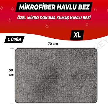 WONKEY - Microfiber Car Wash Cleaning Set | Car Drying Towel + Car Window Cloth + Car Wash Glove Package (Set of 3)
