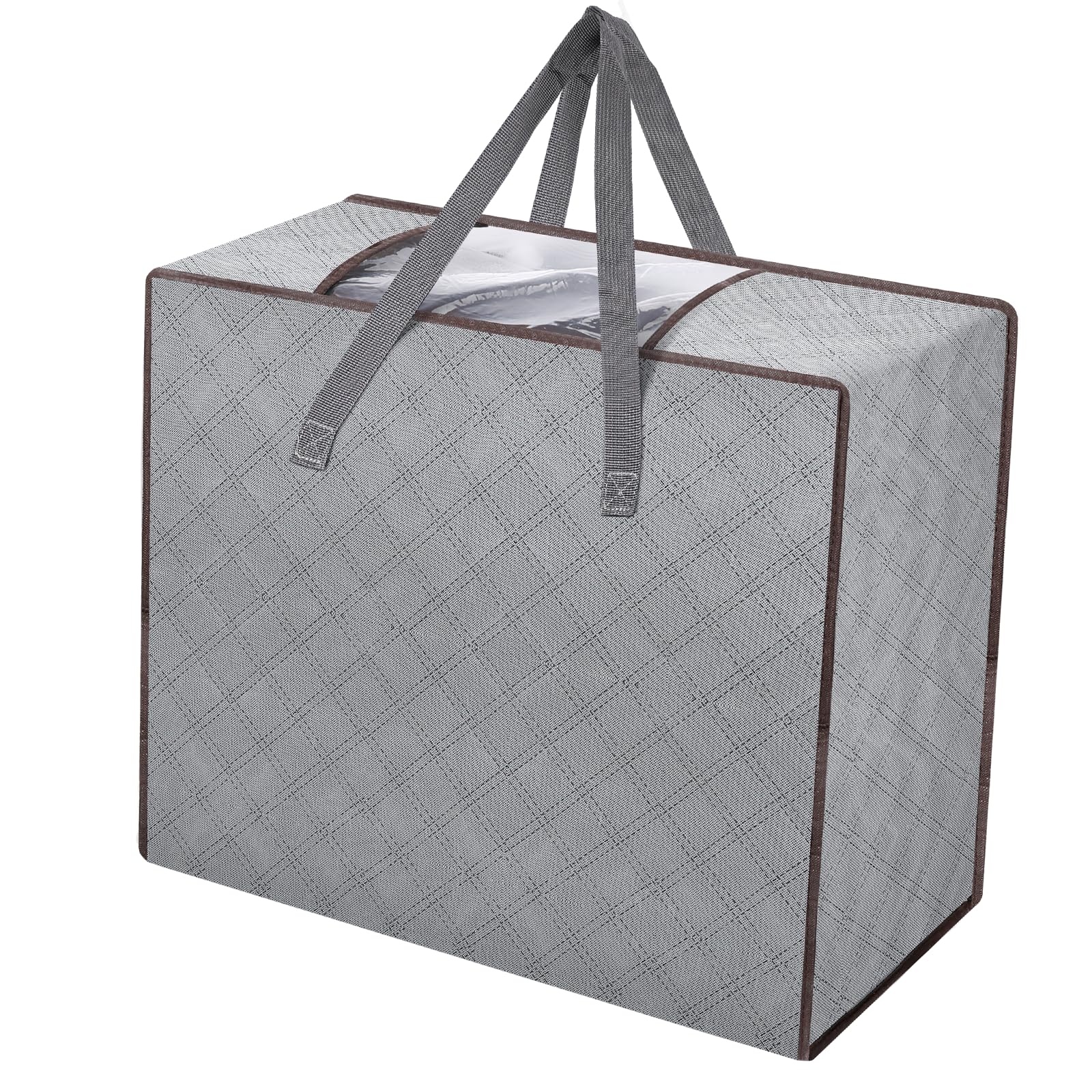 AiQInu Cajas Almacenaje Ropa, 90L Plegable Bolsa Almacenamiento de Ropa de Gran Capacidad (1pc)