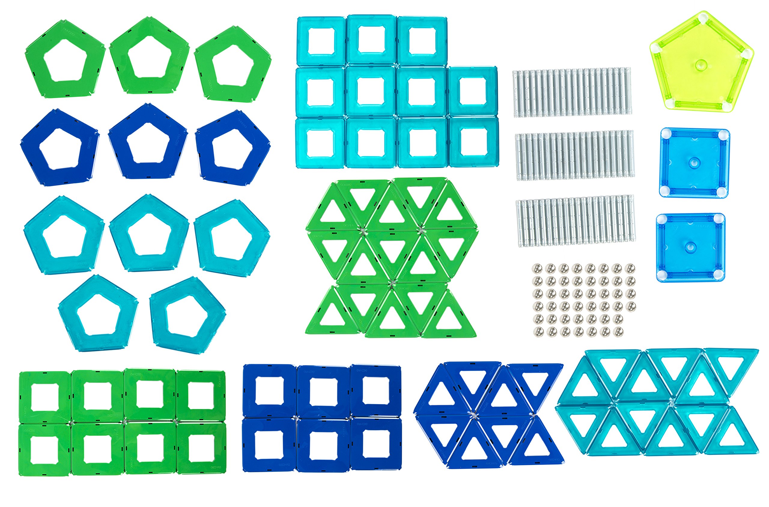 GEOMAG Panels 180 Magnetisches spielzeug für Kinder, Geschenk für Jungen und Mädchen im Alter von 5 6 7 8 9 10 11 12 13 Jahren, magnetische Konstruktionen, Kinderspielzeug