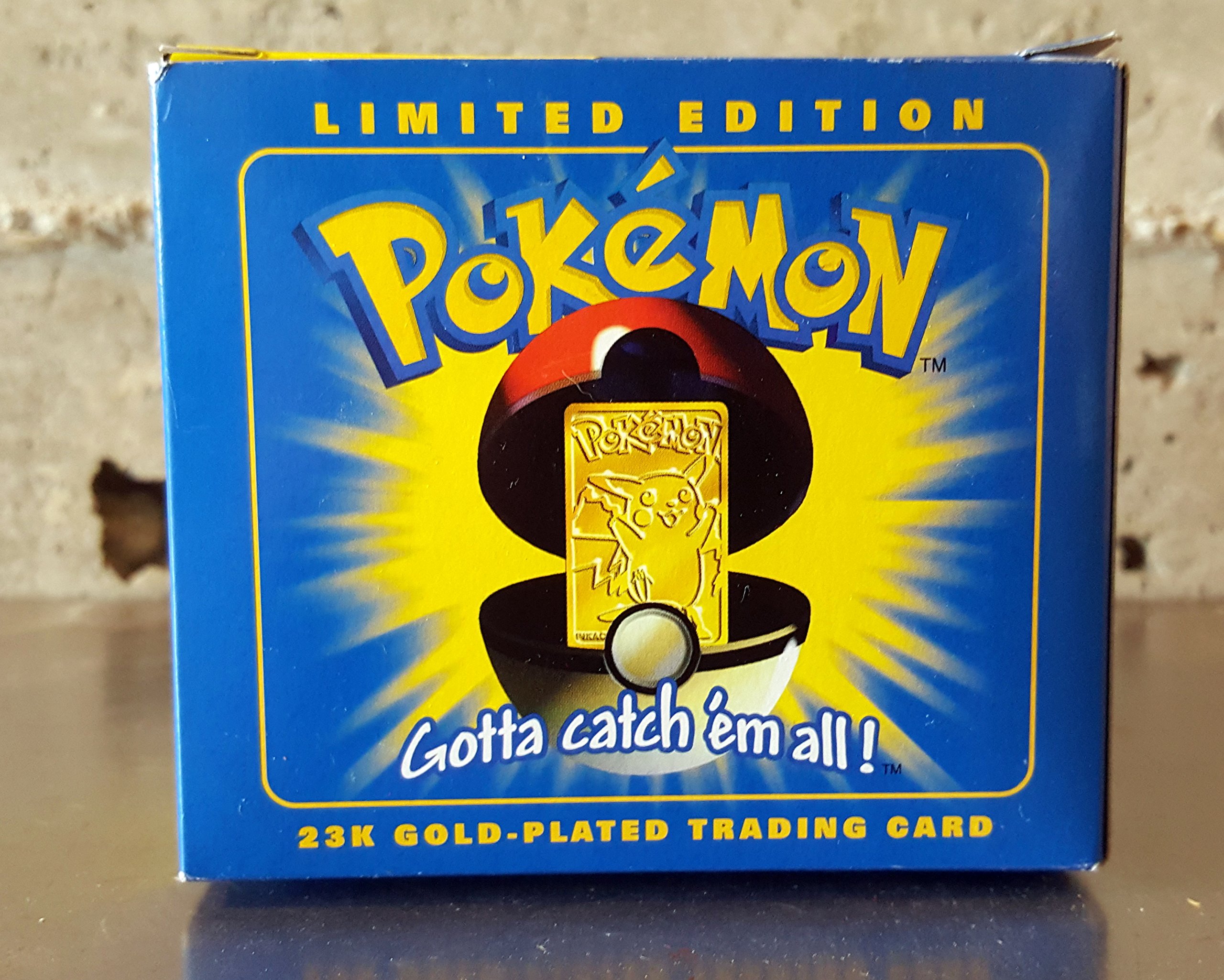 Amazon.com: Burger King Pokemon 23K Gold-Plated Trading Card Limited  Edition - Pikachu : Toys & Games
