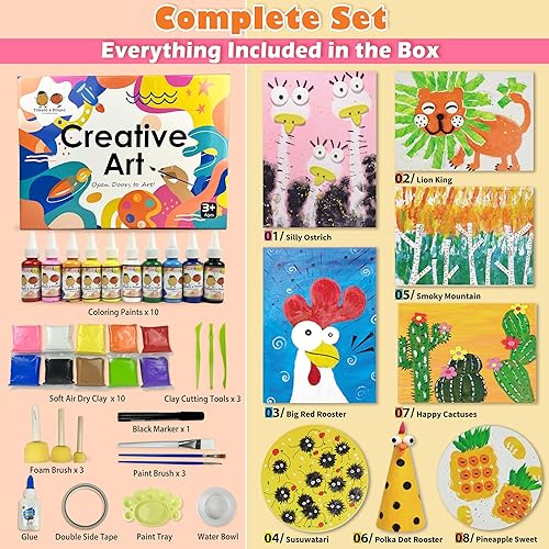 Miniatura 2 de Arte creativo y manualidades para niños, ayuda a abrir puertas al arte, incluye videos paso a paso, ayuda a desarrollar la autoexpresión, gran