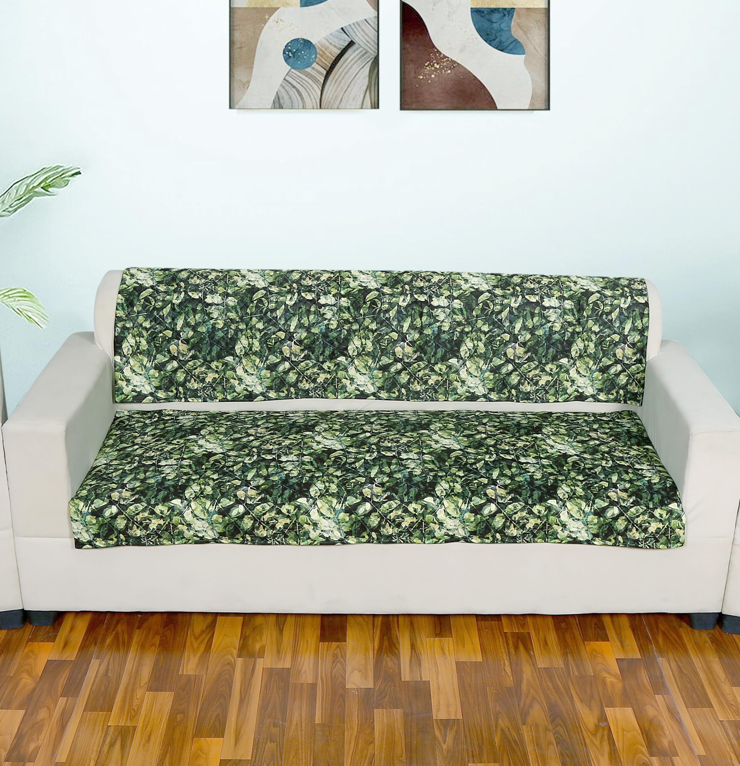 AMAZE ATTIRES Printed Sofa Seat Cover for 2 Seater with Heavy Antiskid Backing & Easily Machine Washable Sofa Seat Runner for Couch or Home Living Area - (27 x 48 Inches - 2 Piece) Design 1 (B0D87PC7TC) Amazon Price History, Amazon Price Tracker