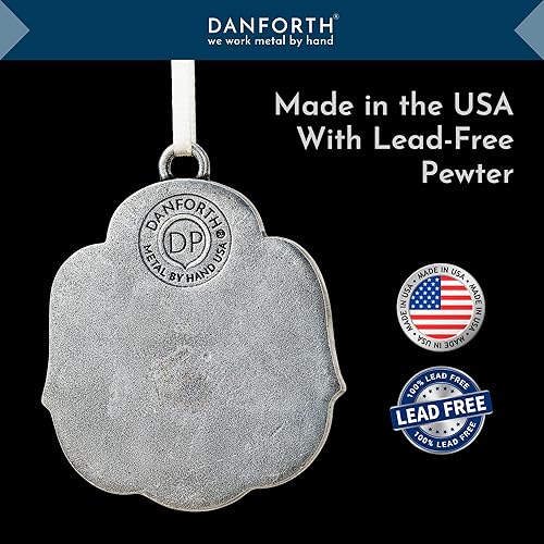 Miniatura 5 de DANFORTH - Adorno de Herald Angels - Cinta de satén - 1 78 x 2 pulgadas - Hecho a mano en los Estados Unidos - Caja de regalo