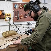 Vista 6 de ISOtunes AIR DEFENDER Earmuffs: Comfortable Wireless unisex adult Hearing Protection with 40 Hour