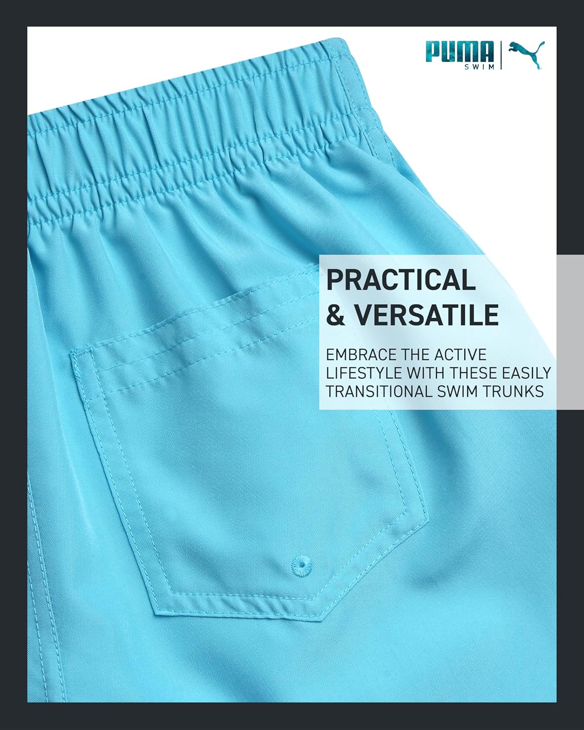 PUMA Boys Swim Trunks - Quick Dry Swimming Shorts with Pockets and Mesh Lining - Active Swimming Trunks for Boys - Image 5