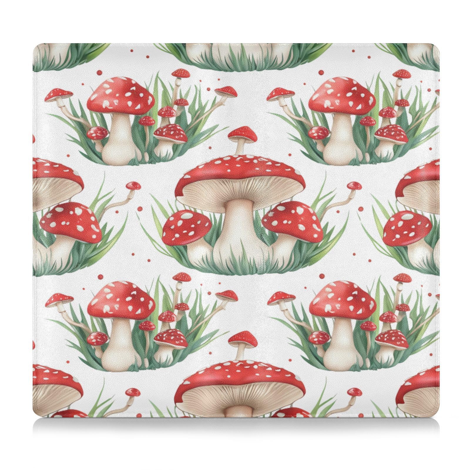 BURSTDDY Mushrooms Leather Car Registration and Insurance Holder,Registration and Insurance Card Holder Glove Box Car Organizer Car Document Holder for Cards, Driver License