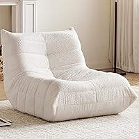 Vista 18 de Silla Puf, Silla Puf Fireside Sofá para Adultos, Sillas Puf para Adolescentes con Espuma de Alta Resistencia, Espuma Viscoelástica y Base