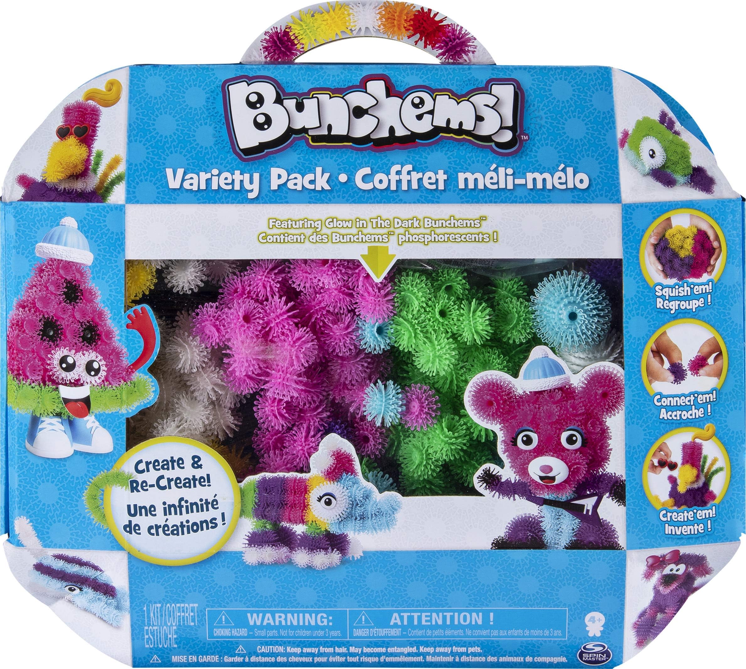 Bunchems Variety Pack, Activity Kit with 440 and 20 Accessories, for Ages 4 and Up