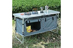 Premium Camping Table with Storage Organizer