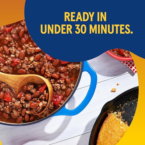 BUSH'S BEST 15.5 oz Canned Chili Magic Chili Beans Starter Campfire Style, Source of Plant Based Protein and Fiber, Low Fat, Gluten Free, (Pack of 12)