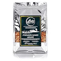 Vista 3 de Aloha Right Now Galletas de arroz arare mixtas prémium Mochi Crunch estilo japonés hawaiano mezcla de aperitivos asiáticos, 1 libra, 16 onzas