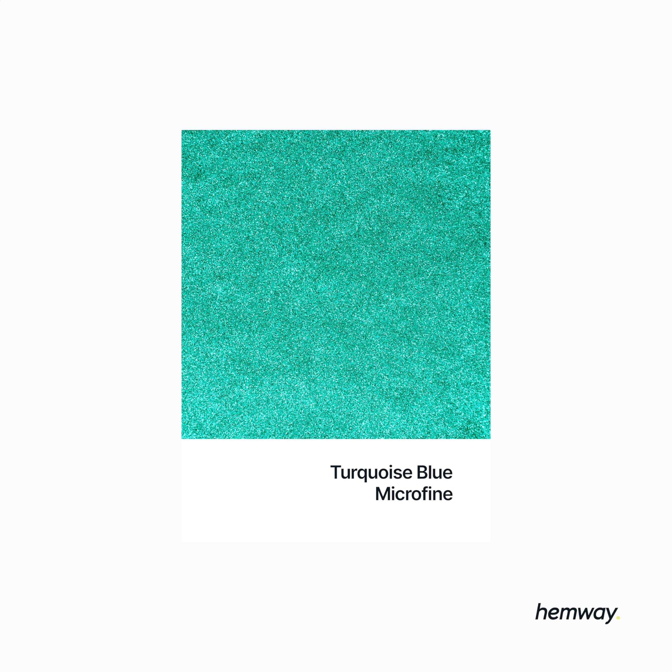 Hemway Glitter Shaker Turquoise Blue 130g x2 Pack Ultrafine, Craft Glitter Shakers for Resin & Epoxy Crafts - Image 2