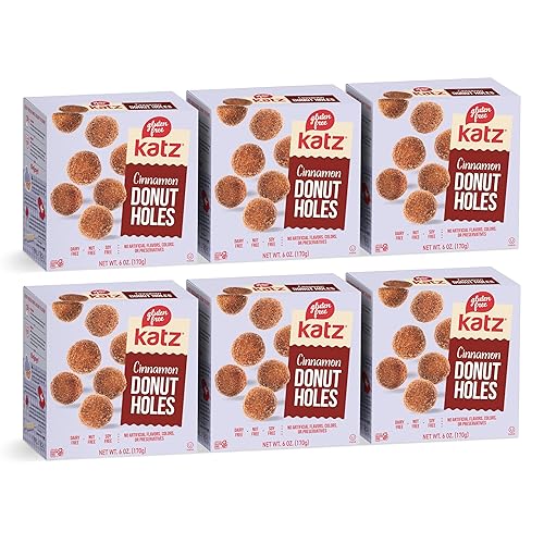 Miniatura 6 de Katz Gluten Free Agujeros de dona esmaltados | Sin lácteos, sin nueces, sin soja, sin gluten | Kosher (1 paquete, 6 onzas)