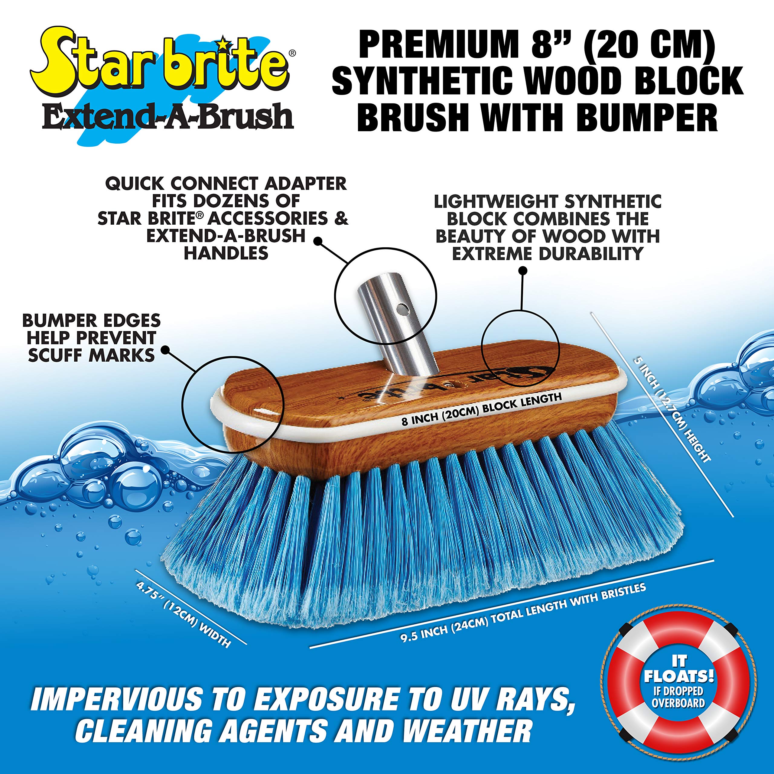 Star Brite 478126 Brosse de Lavage, Bleu