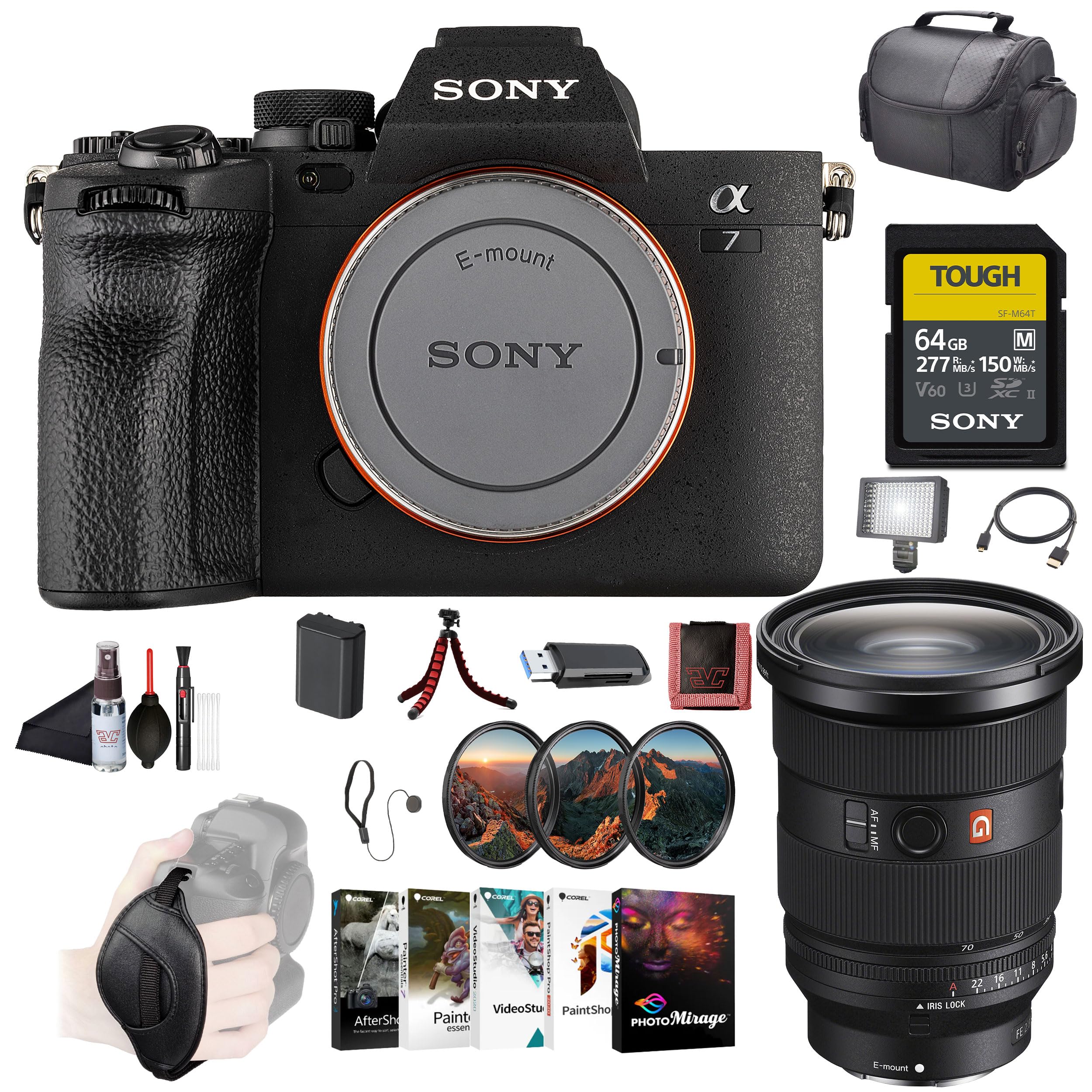 SONY α7IV ILCE-7M4 Sony a7 IV Mirrorless Camera ILCE-7M4/B B&H Photo Video