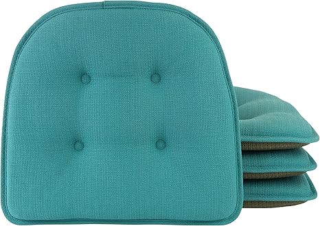 teal kitchen chair pads