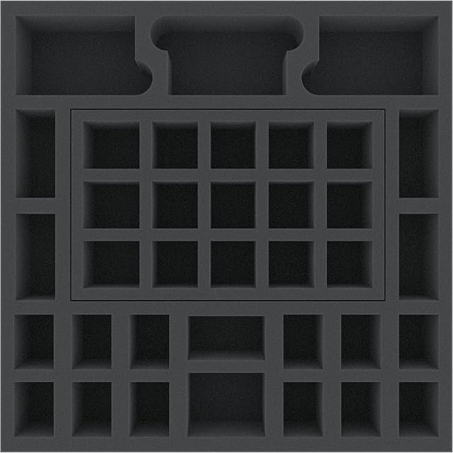 Foto 5 de 5 de Feldherr AG050ZC08 Bandeja de Espuma de 50 mm es Compatible con Zombicide Black Plague - Heroes